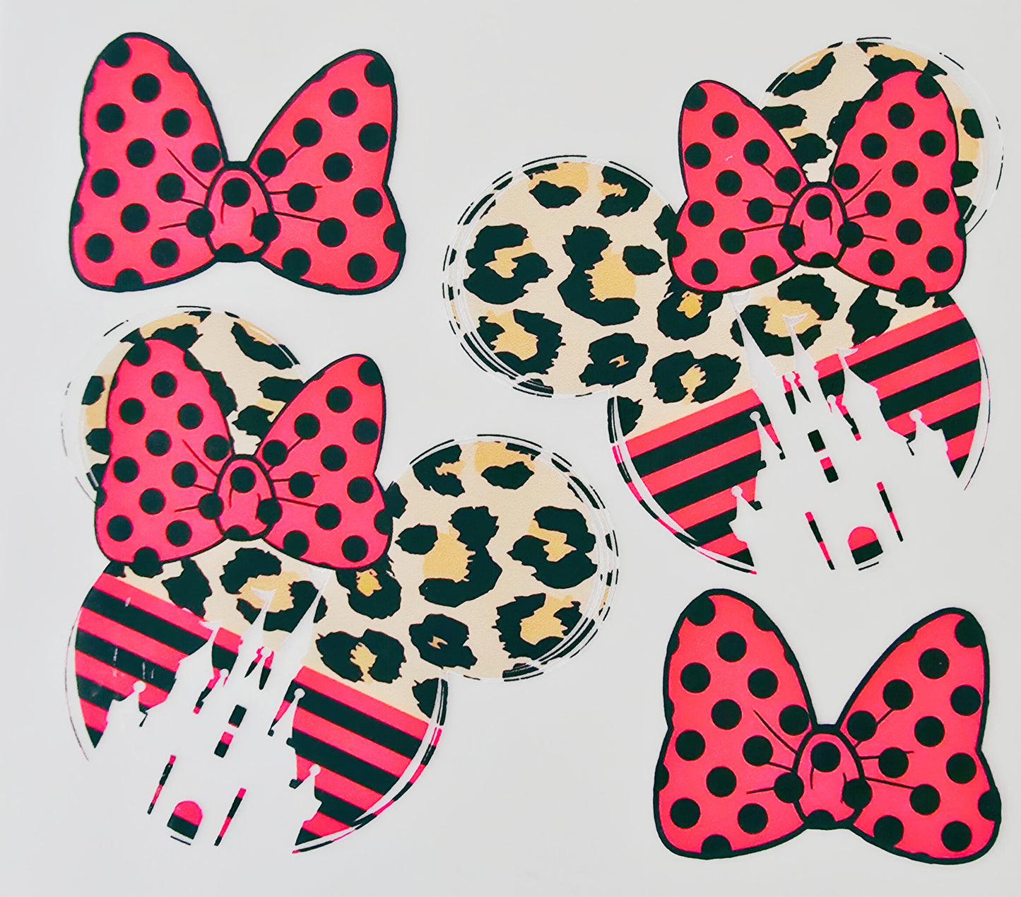 Minnie Mouse Heads & Bows