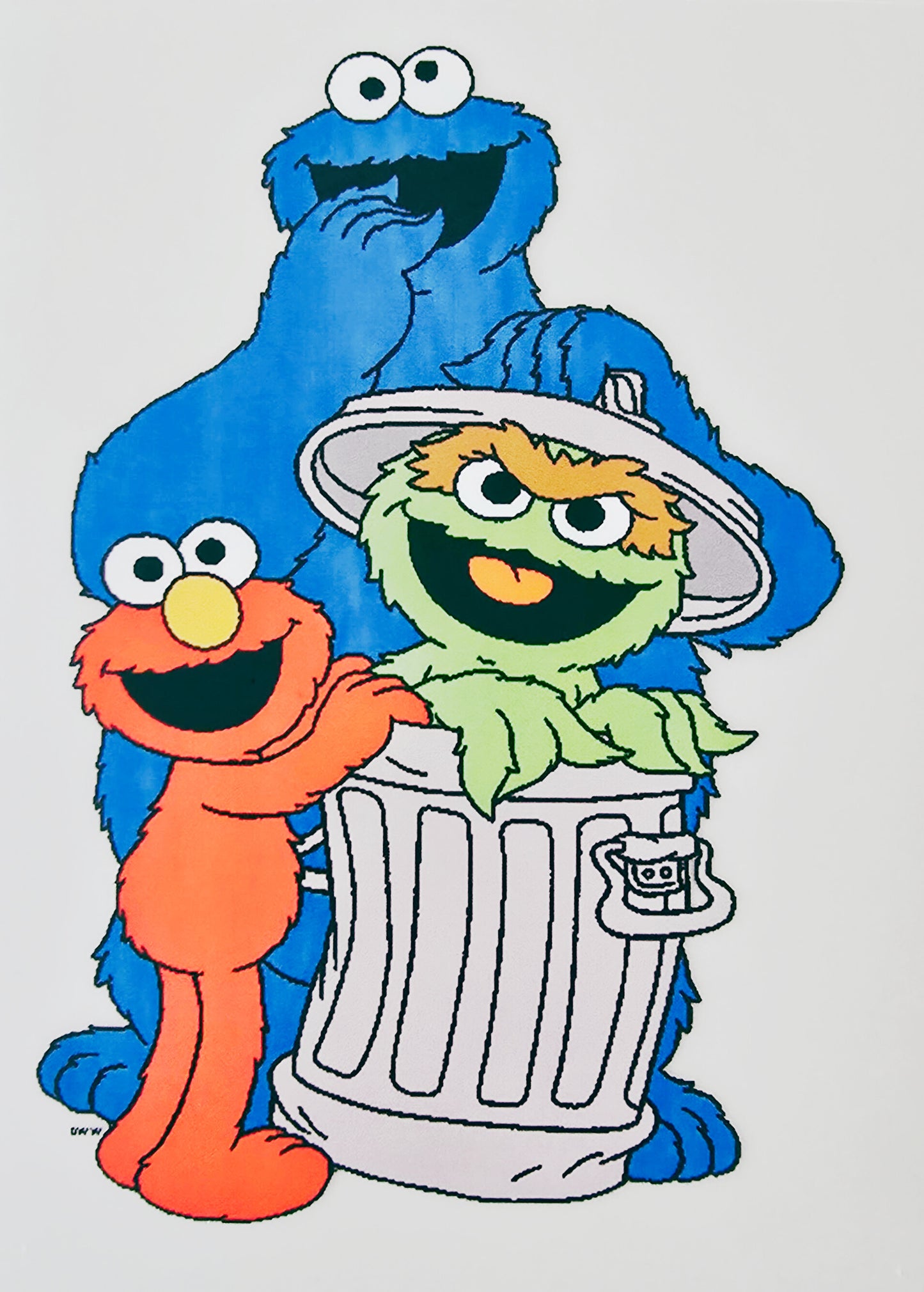 Elmo, Cookie Monster & The Grouch