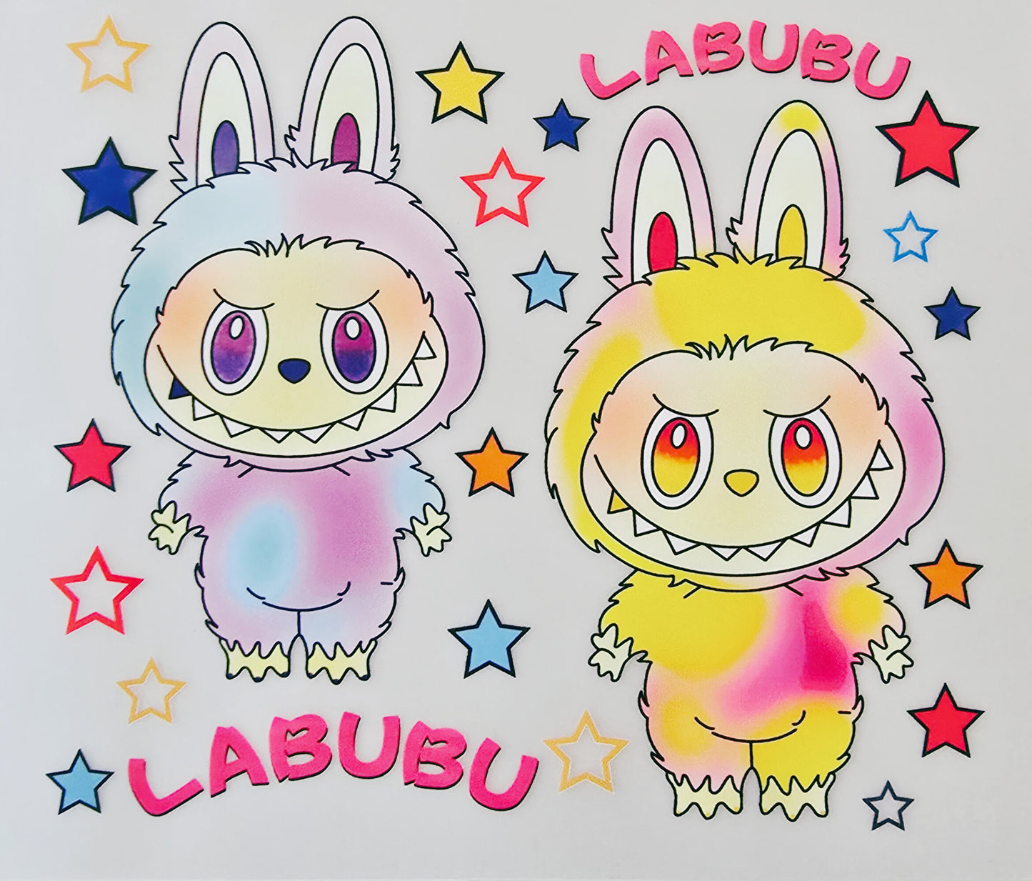 Tie Dye Labubus