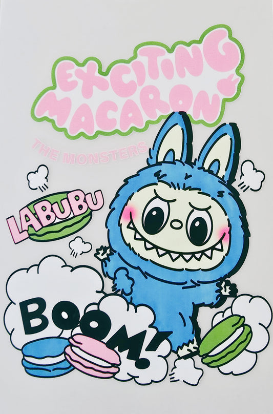Blue Macaron Labubu