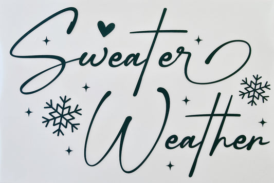 Black Letter Sweater Weather