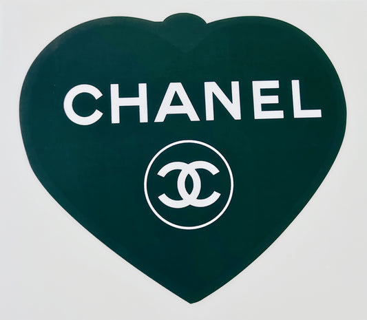 Black Chanel Heart
