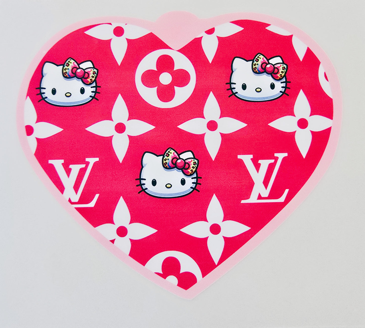 Pink Hello Kitty LV Heart
