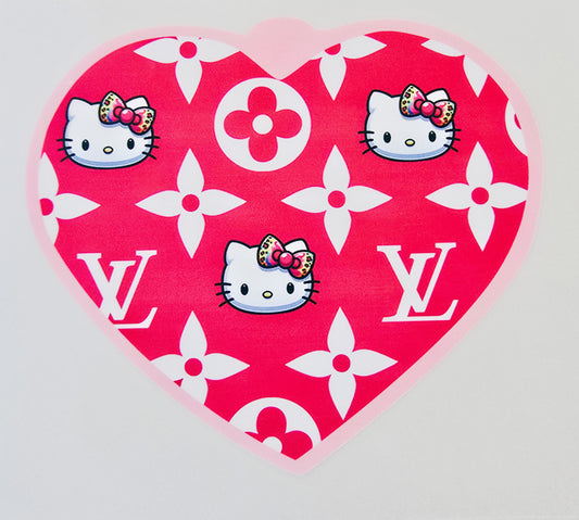 Pink Hello Kitty LV Heart