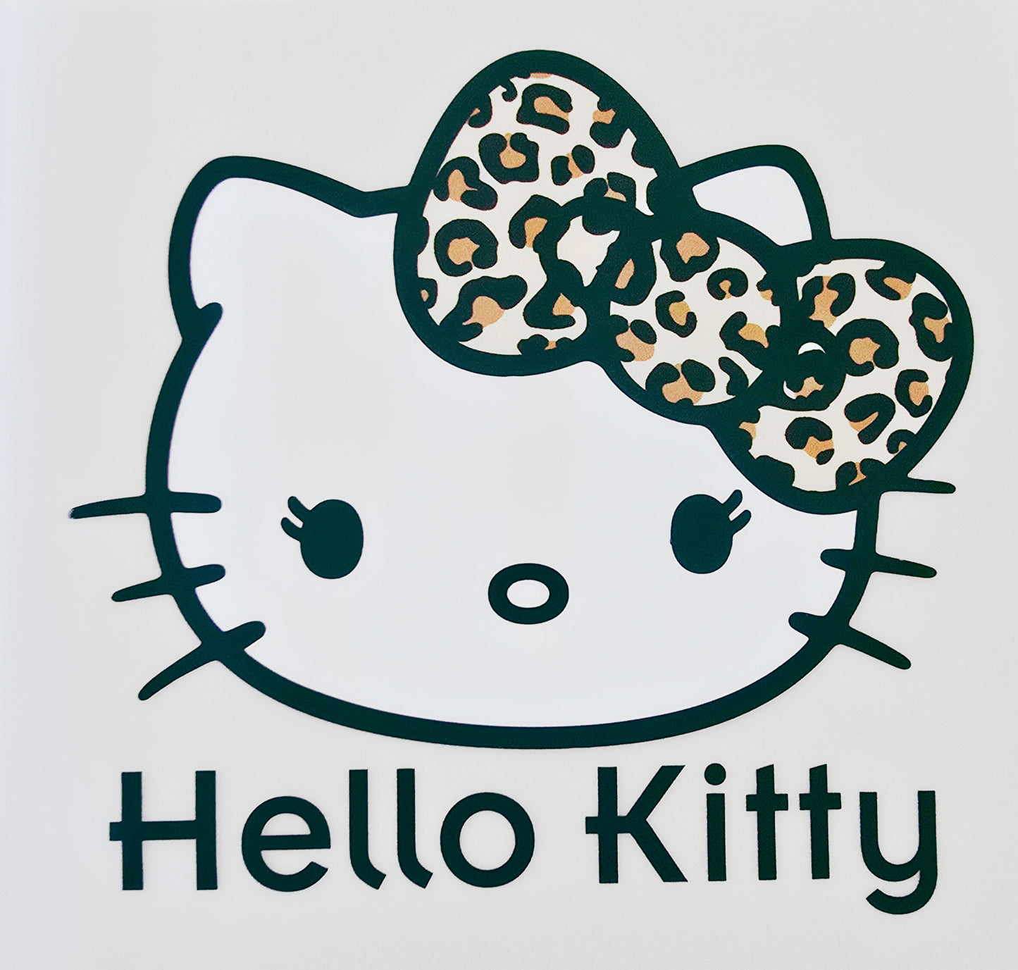Leopard Print Hello Kitty