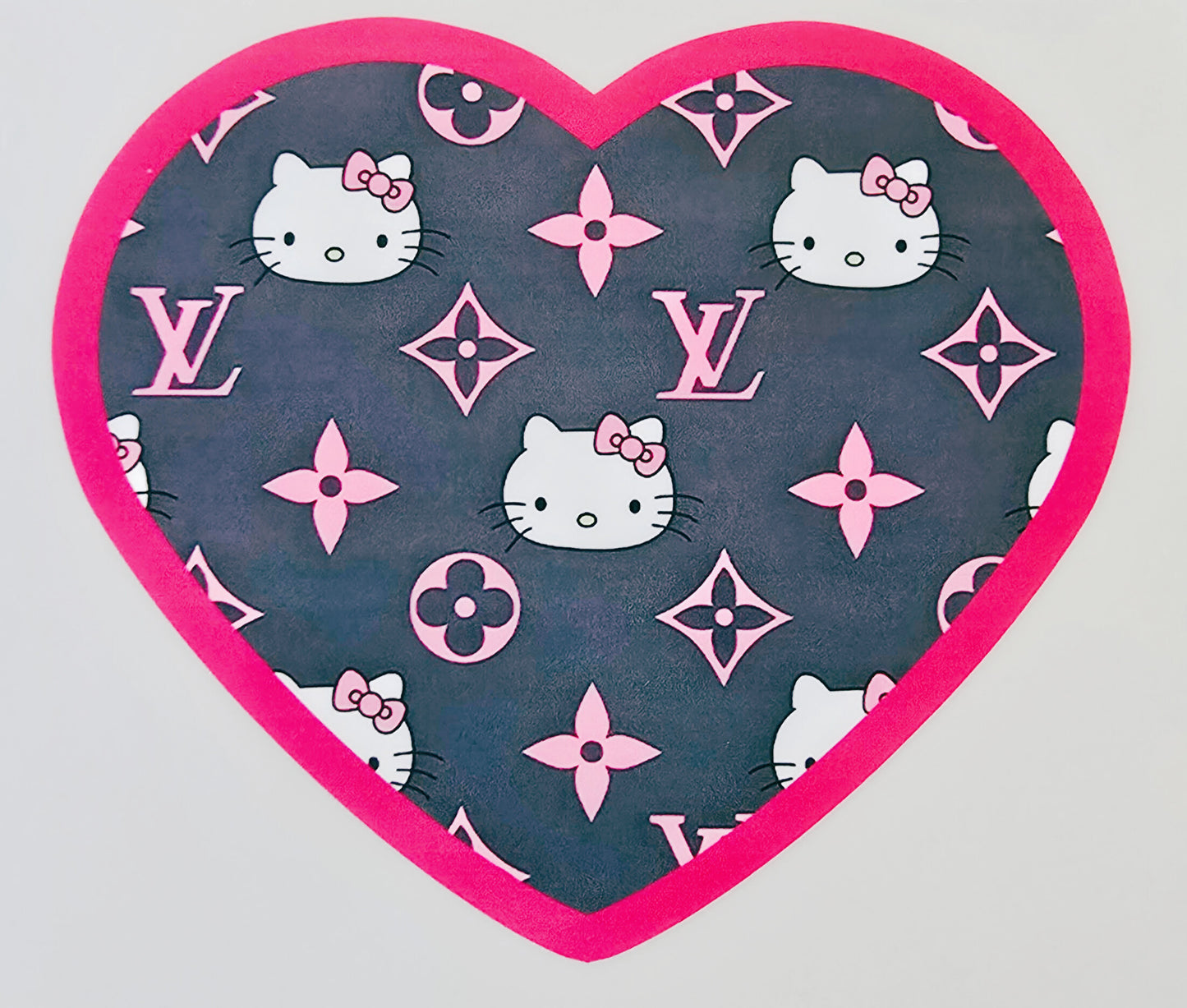Hot Pink/Black Hello Kitty LV