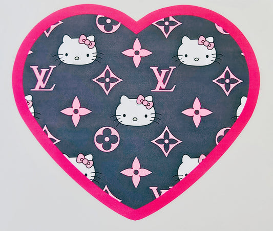 Hot Pink/Black Hello Kitty LV