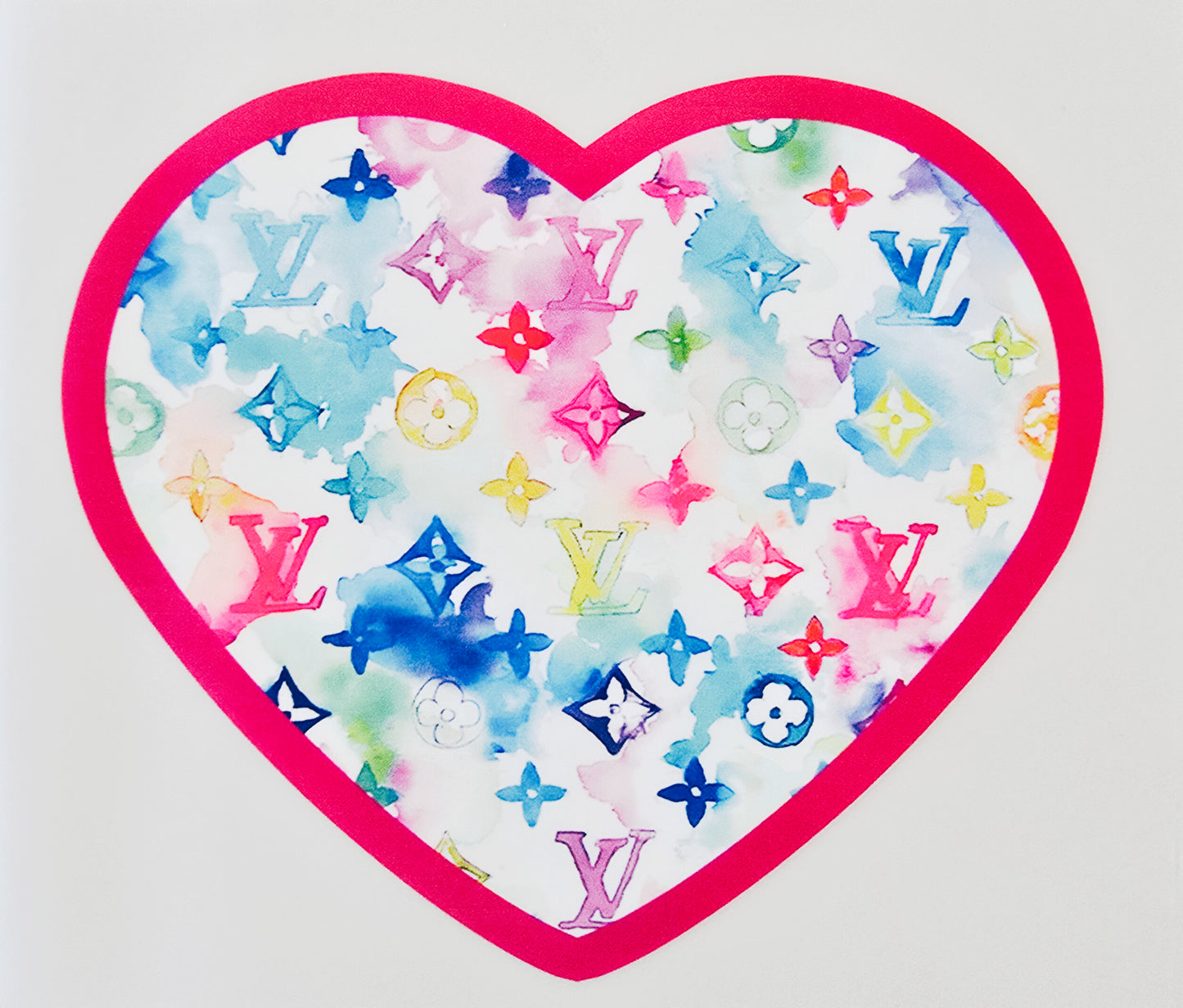 Multicolored LV Heart