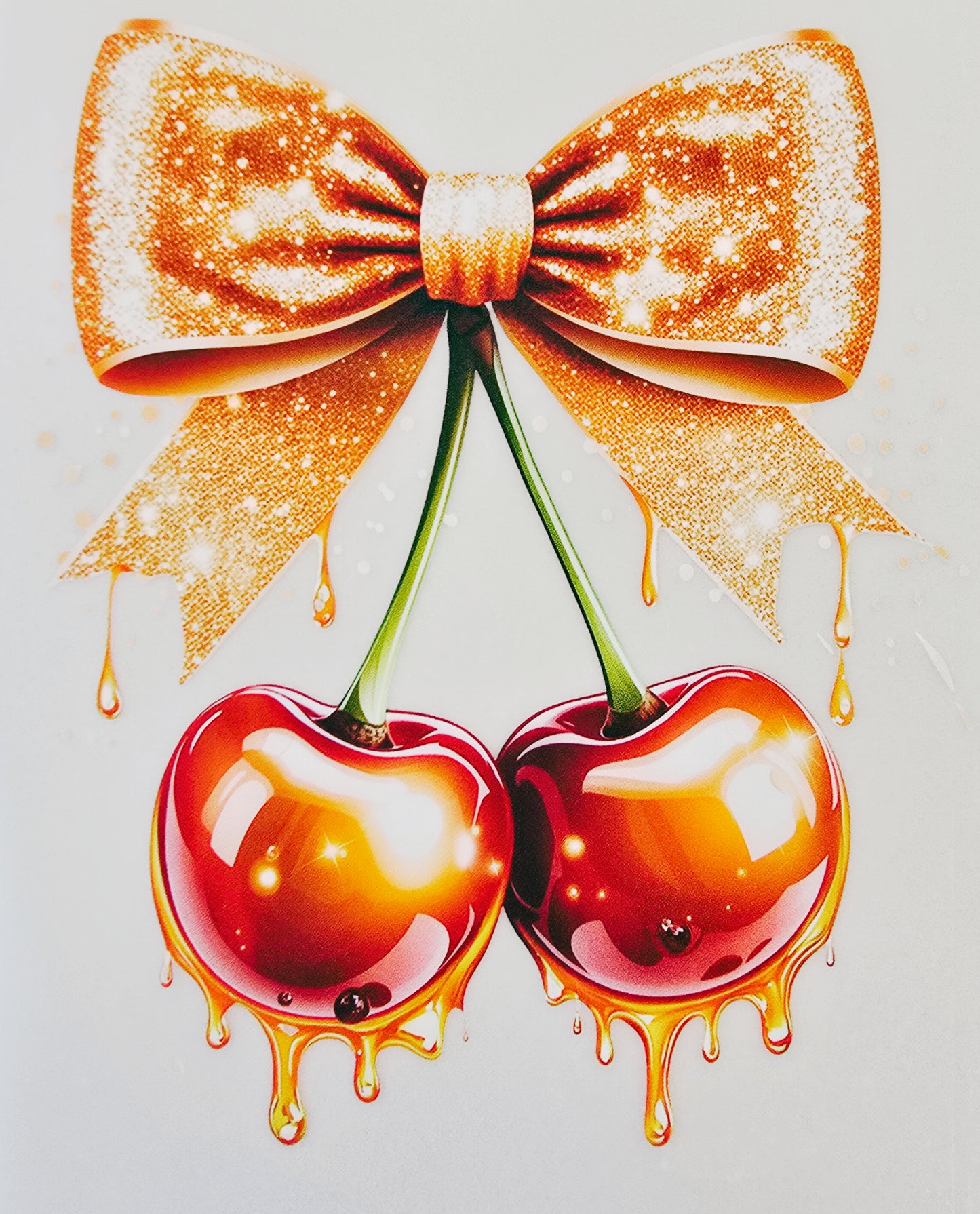Sparkle Bow & Cherries