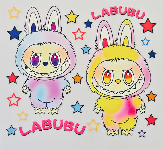 Multicolored Labubus