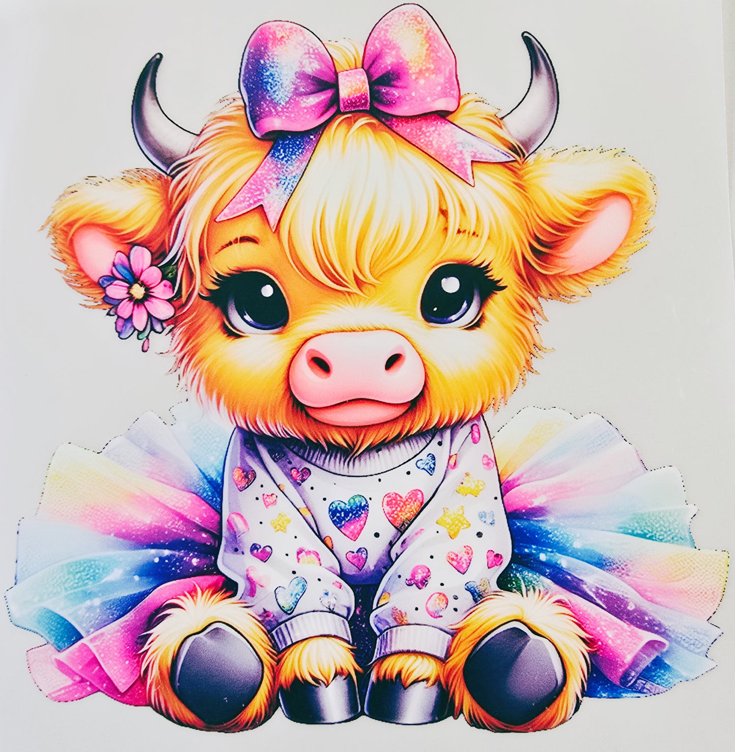 Rainbow Tutu Cow