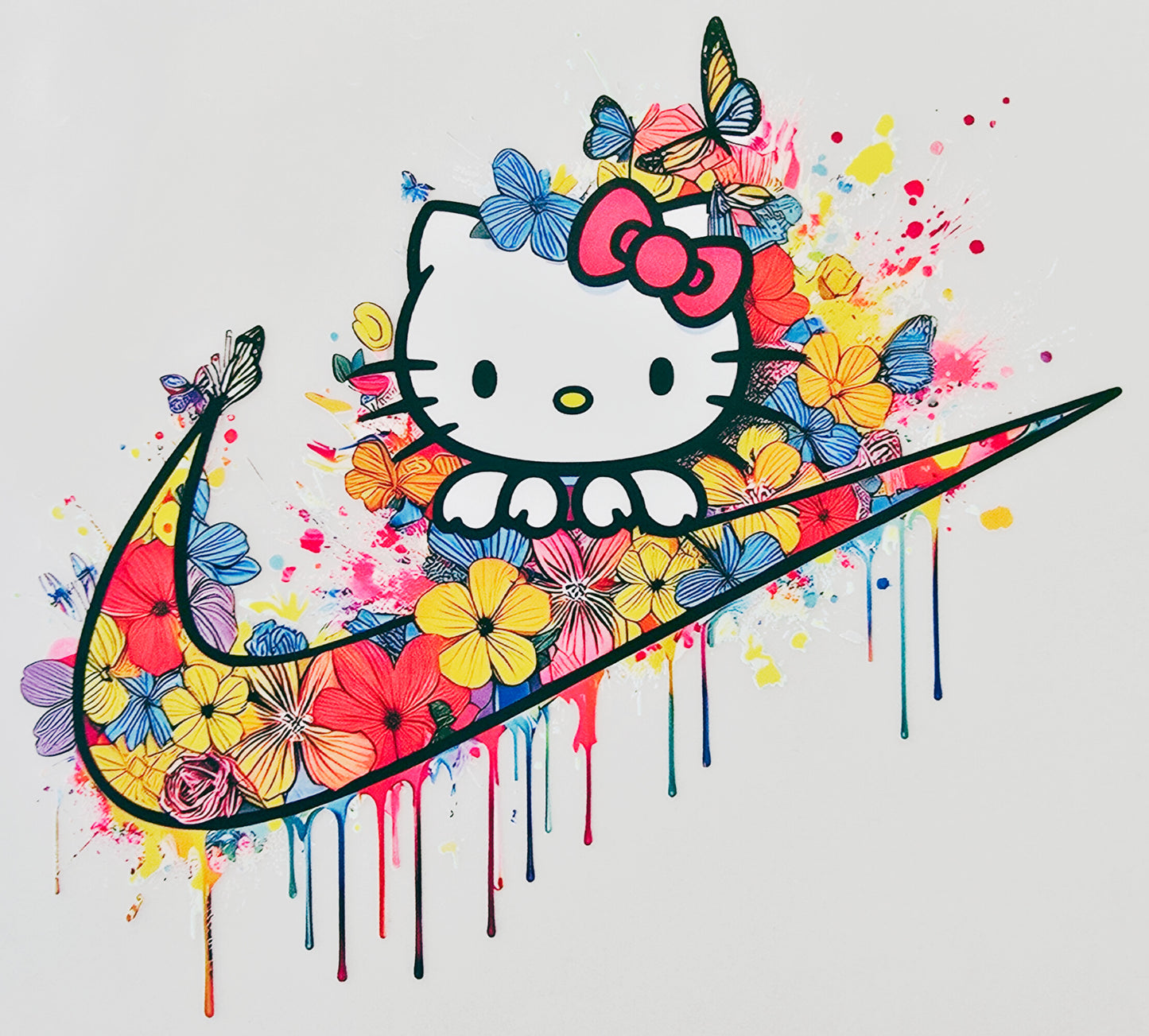 Floral Hello Kitty Nike
