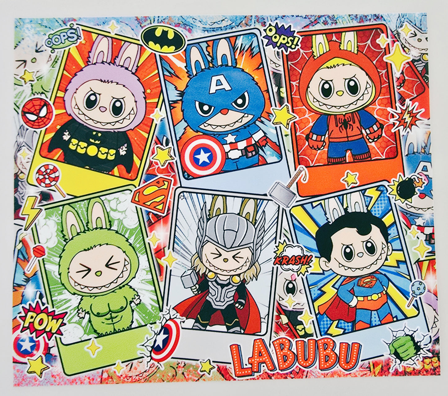 Superhero Labubus