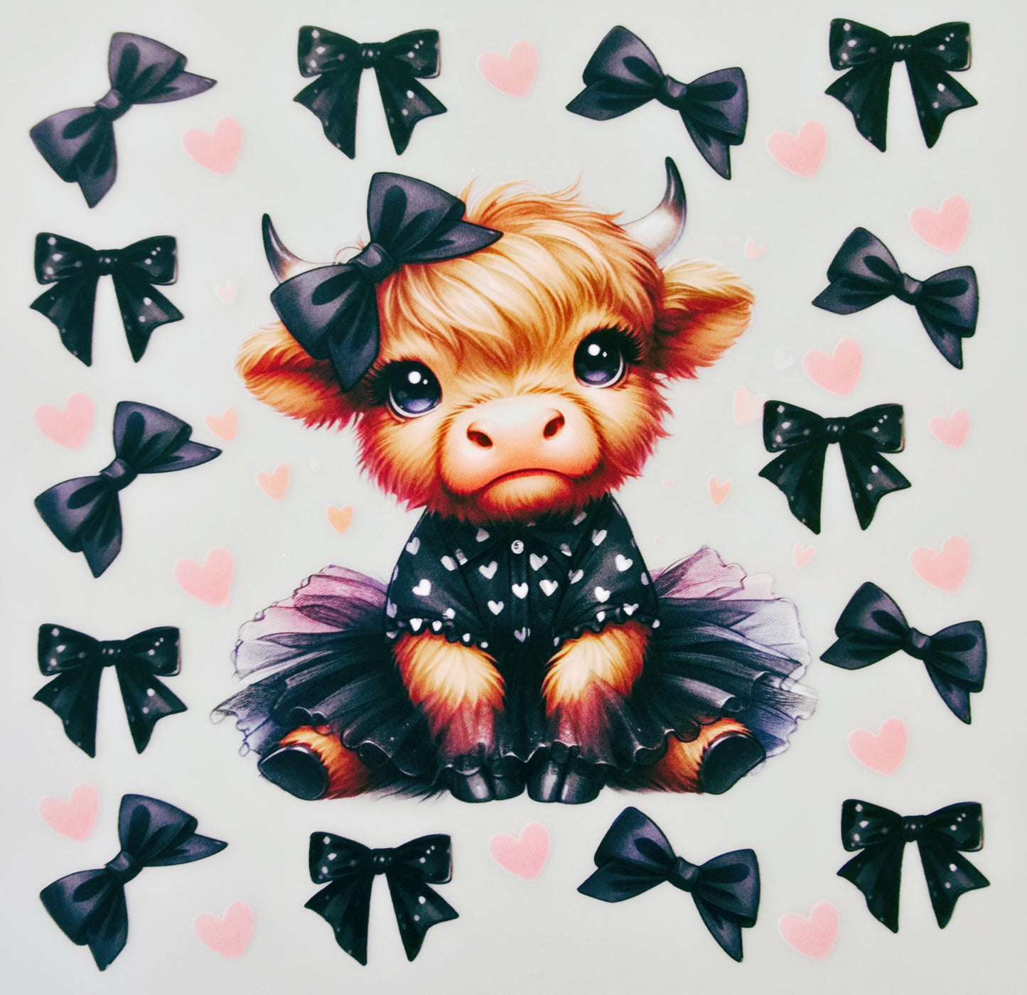 Black Bow Cow