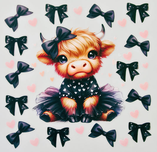 Black Bow Cow