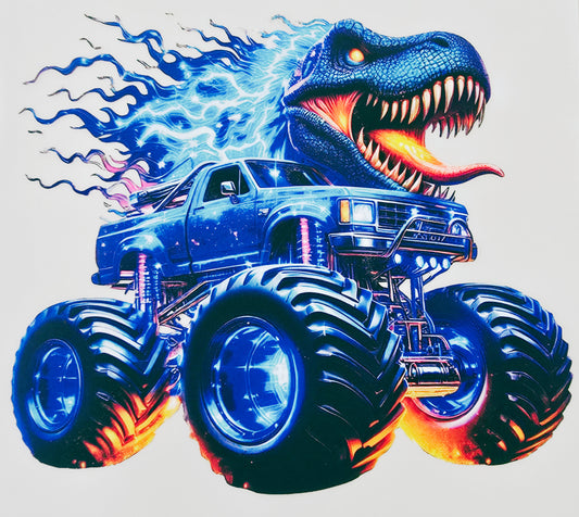 Blue Dinosaur & Truck