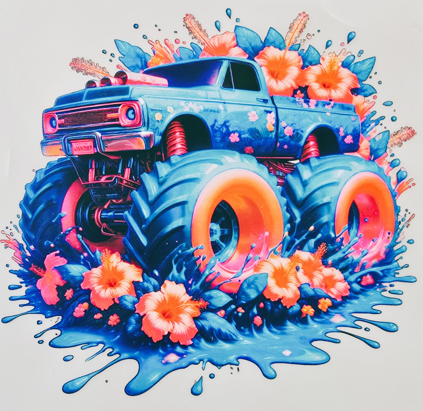 Floral Monster Truck