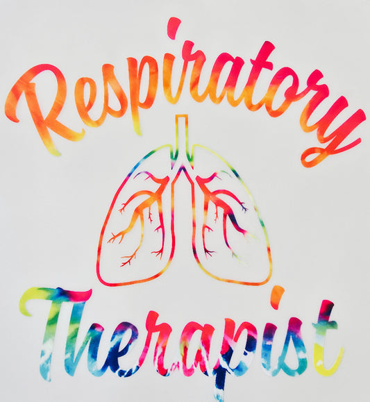 Multicolored Respiratory Therapist