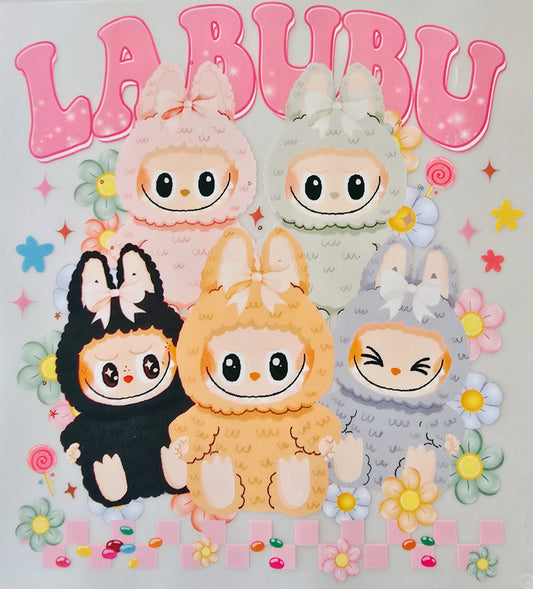 Multiple Colored Labubus