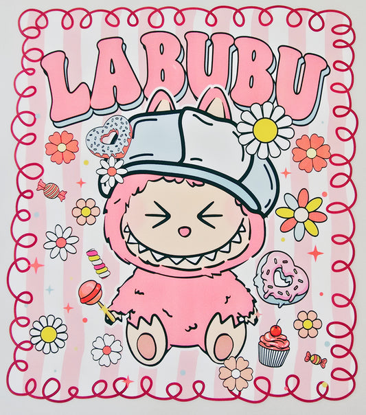 Pink Labubu Portrait