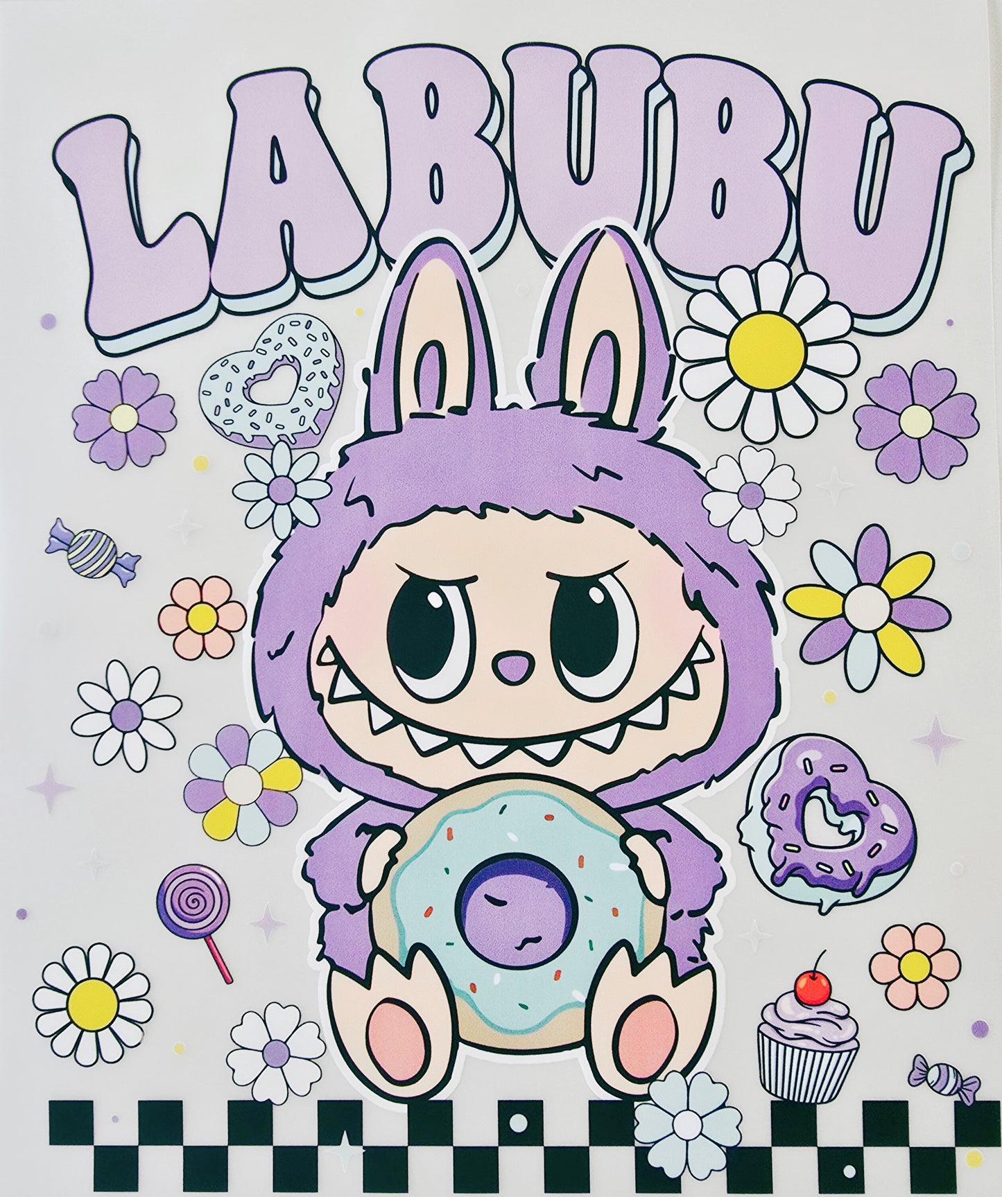 Purple Donut Labubu