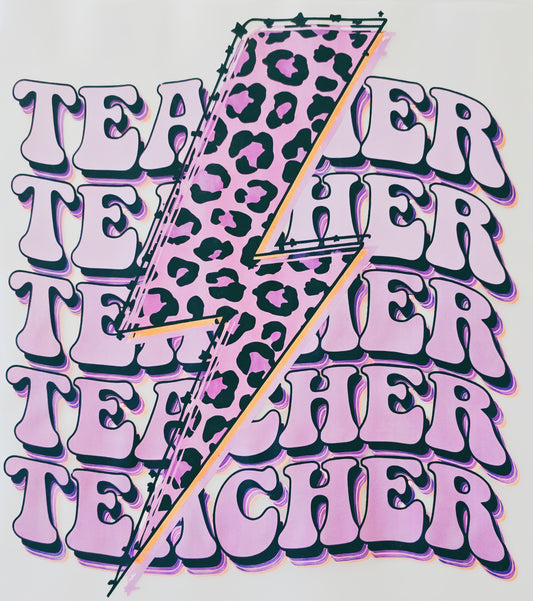 Purple Leopard Teacher