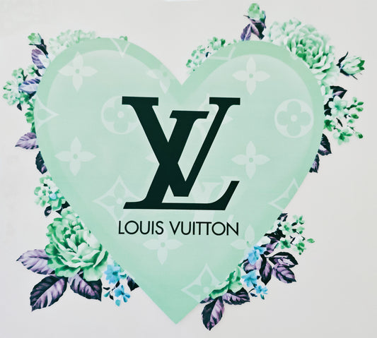 Teal LV Heart