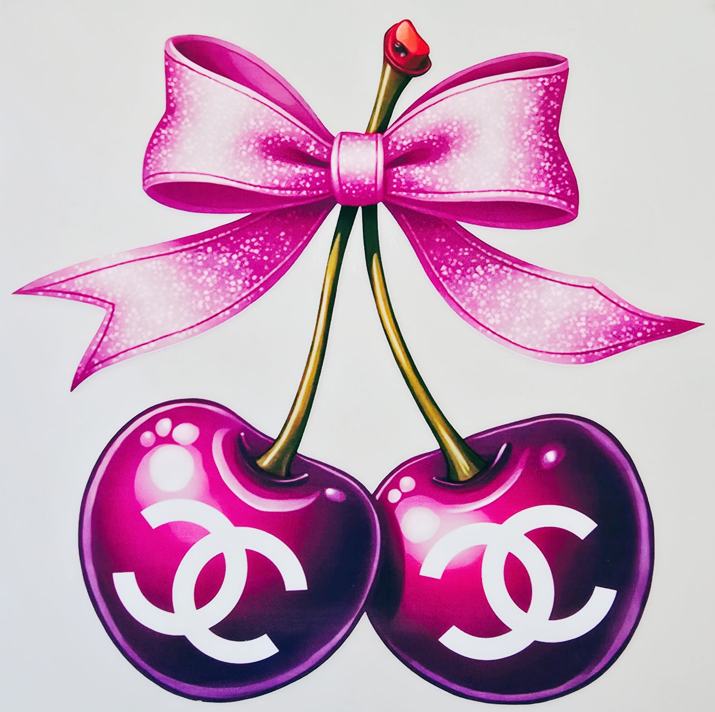 Purple Chanel Cherries