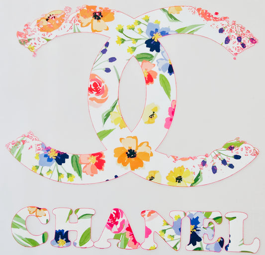 White Floral Chanel