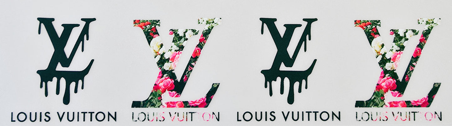 LV Black & Floral