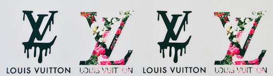 LV Black & Floral
