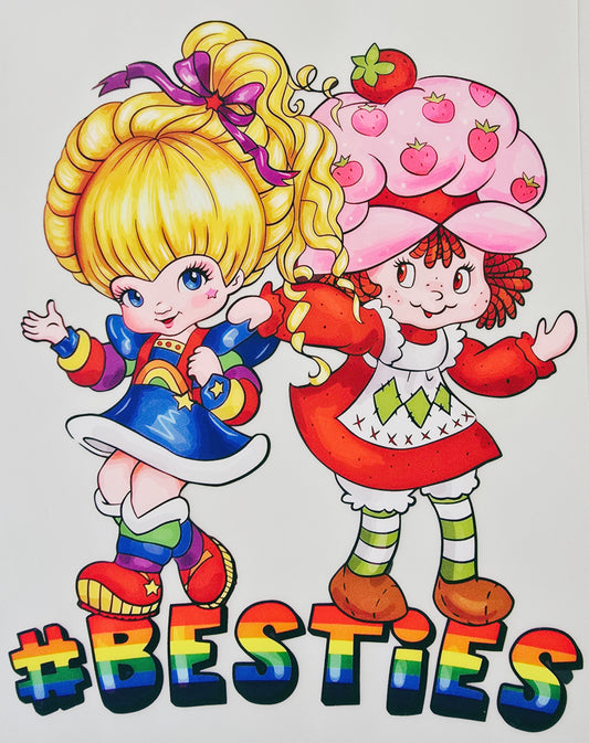 #Besties Rainbow Brite & Strawberry Shortcake