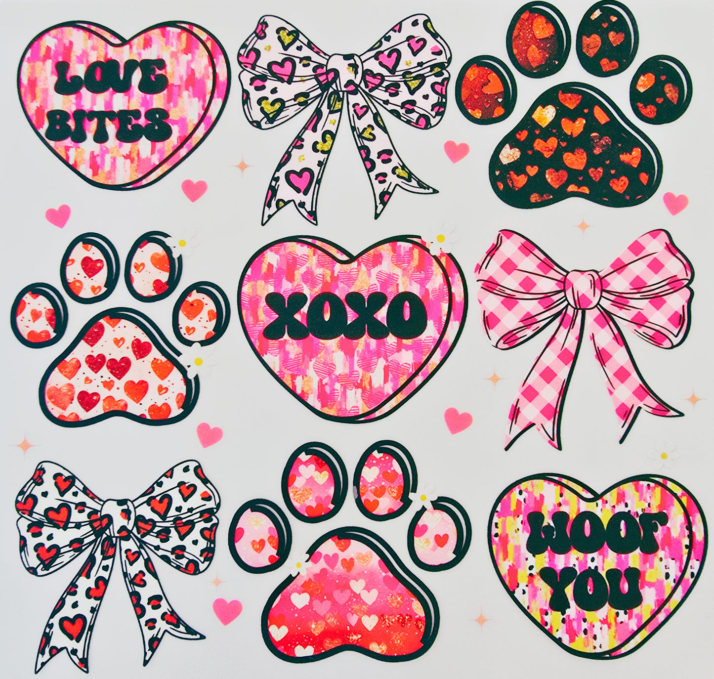 Love Bites Paw Prints