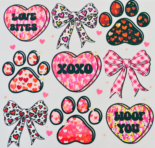 Love Bites Paw Prints