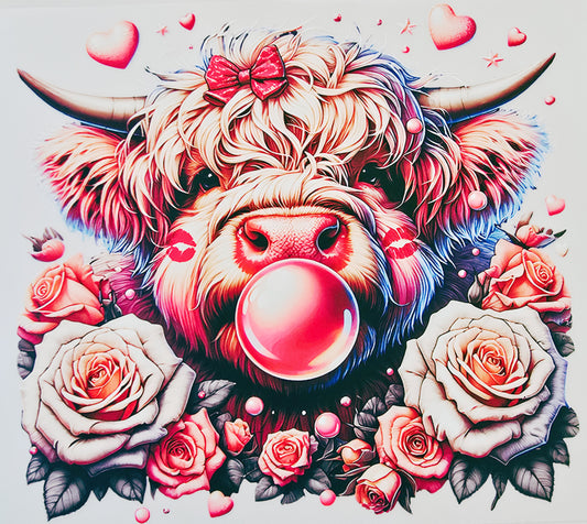 Kissy Face Bubble Cow