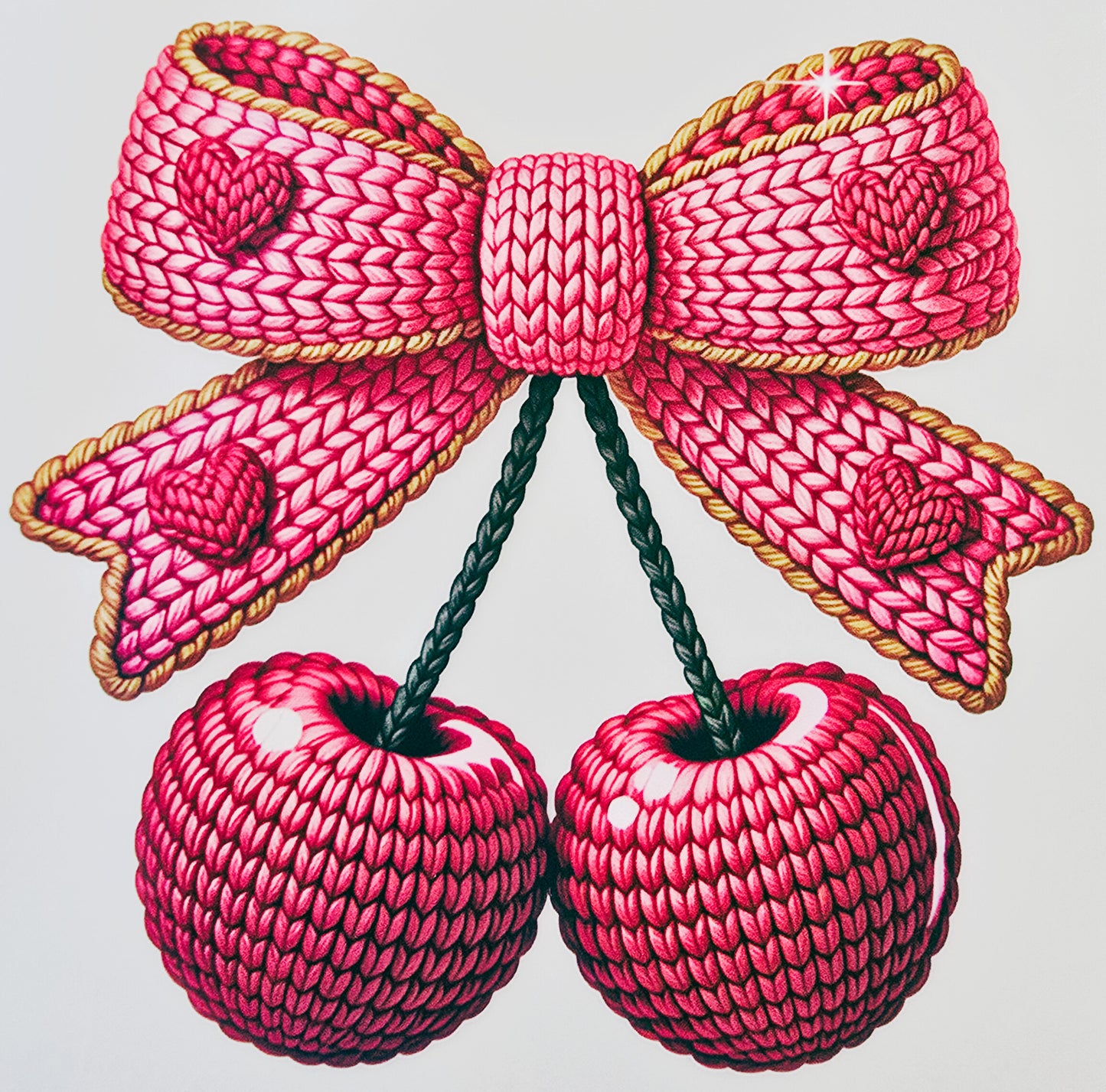 Heart Bow Cherries