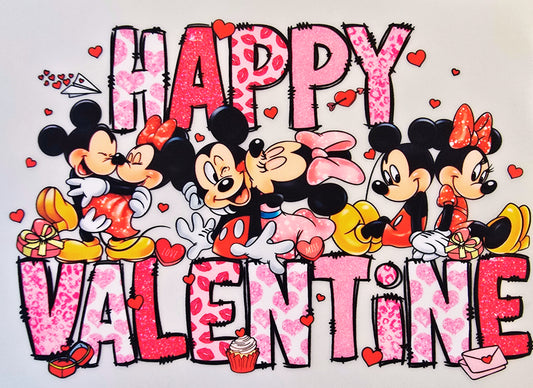 Mickey & Minnie Happy Valentine