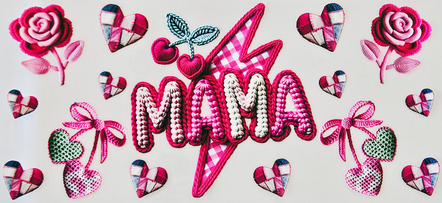 Pink Crochet Mama