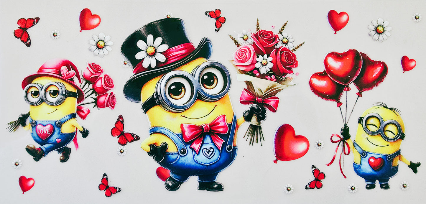 Minion with Roses