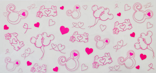 Pink Mickey Heads