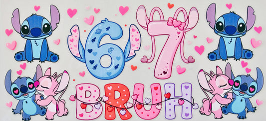 Stitch & Angel 6 7 Bruh