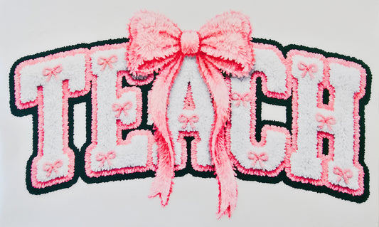 Pink Teach with Bows