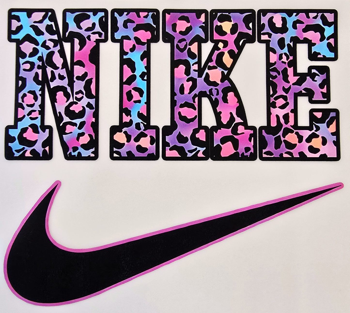 Colorful Cheetah Print Nike