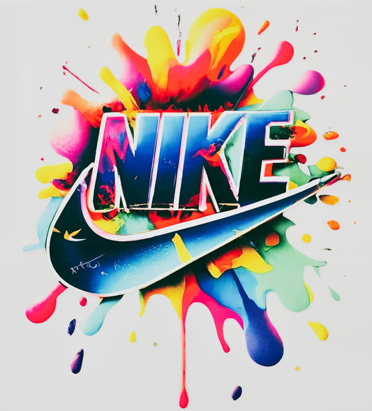 Paint Splattered Nike