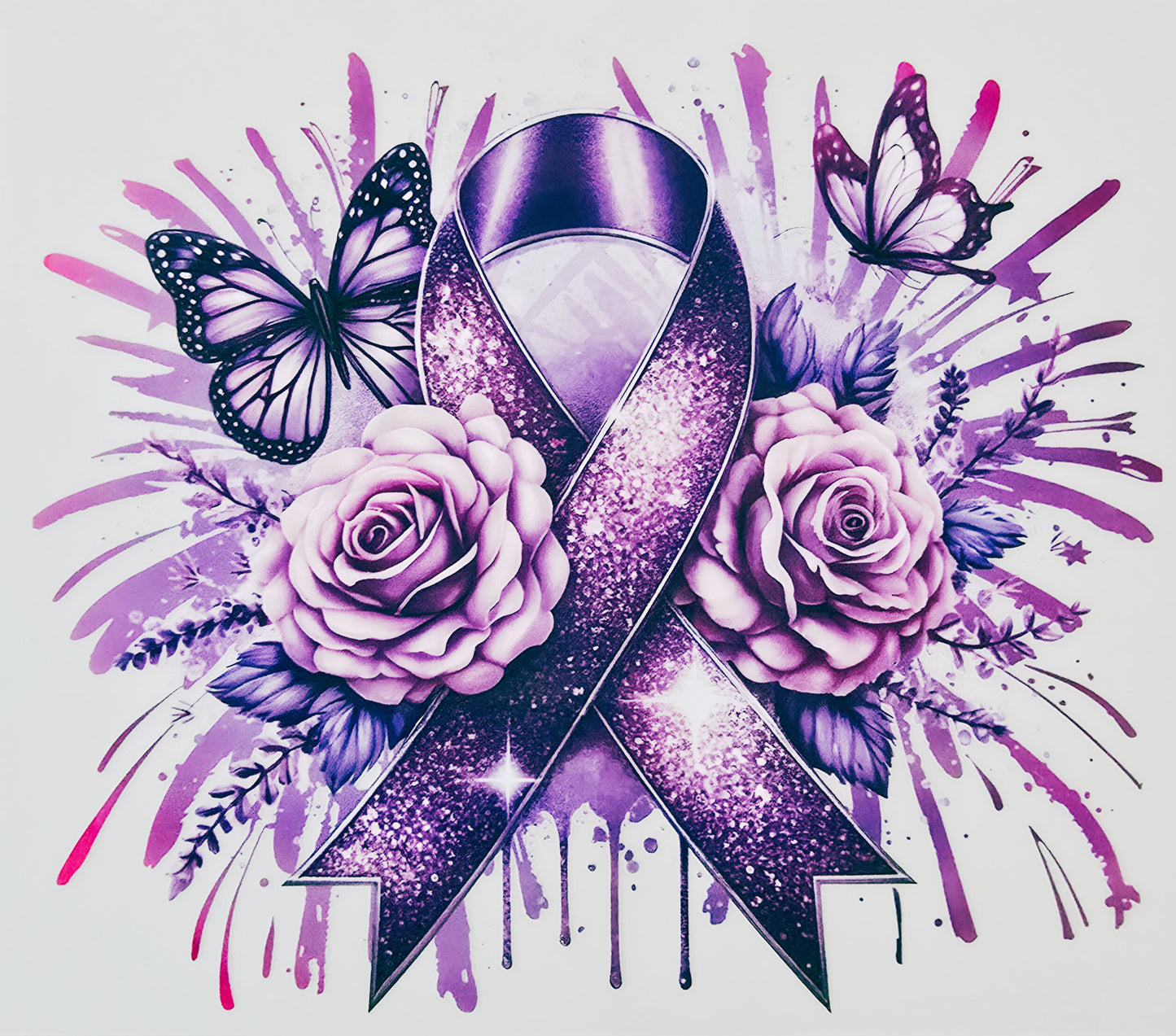 Purple Awareness Ribbon