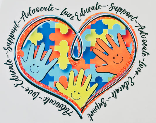 Autism Hand Heart