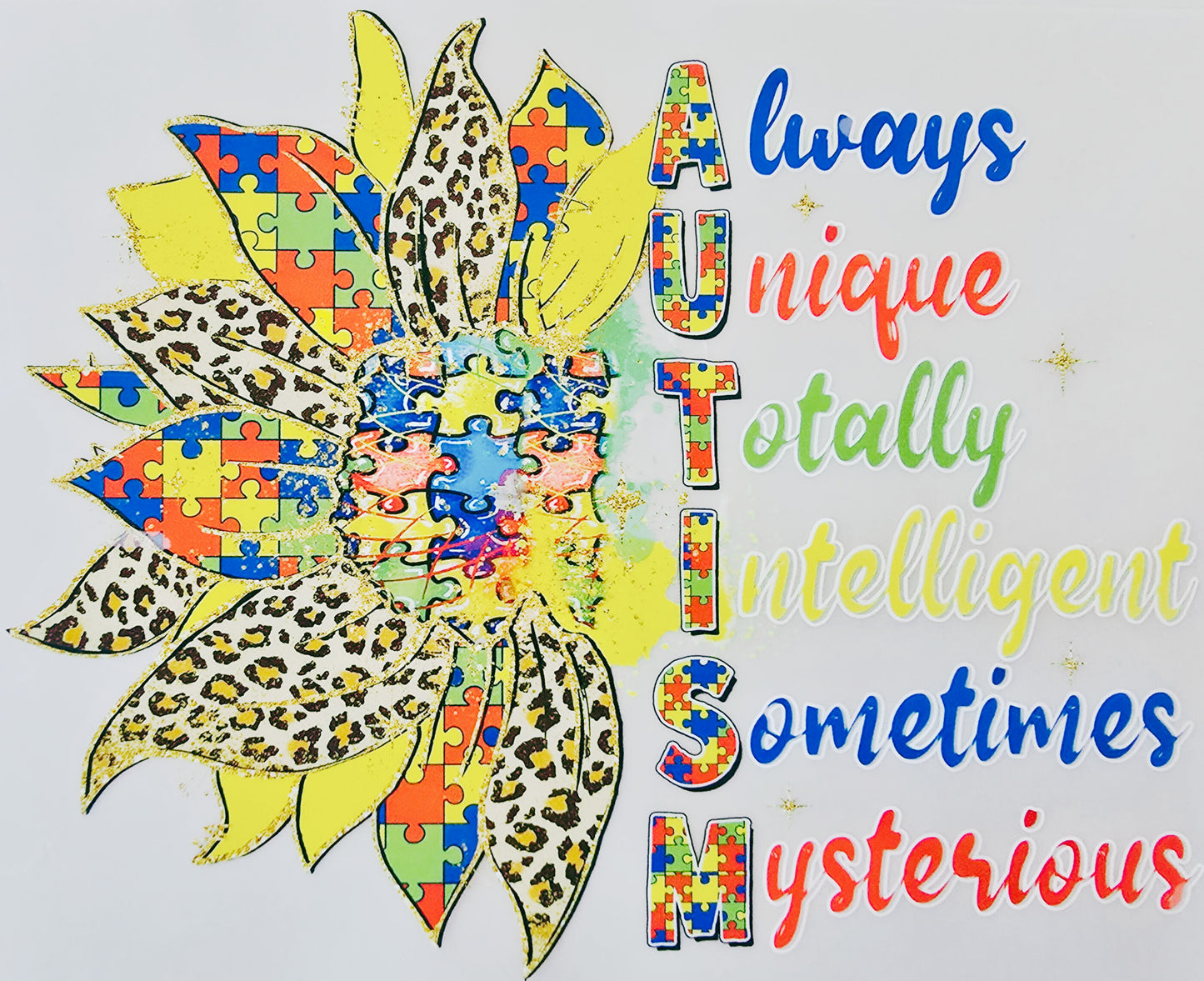 Autism Sunflower