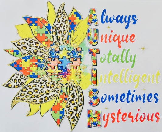 Autism Sunflower