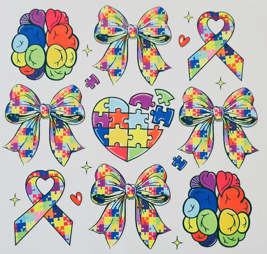 Autism Bows & Ribbons