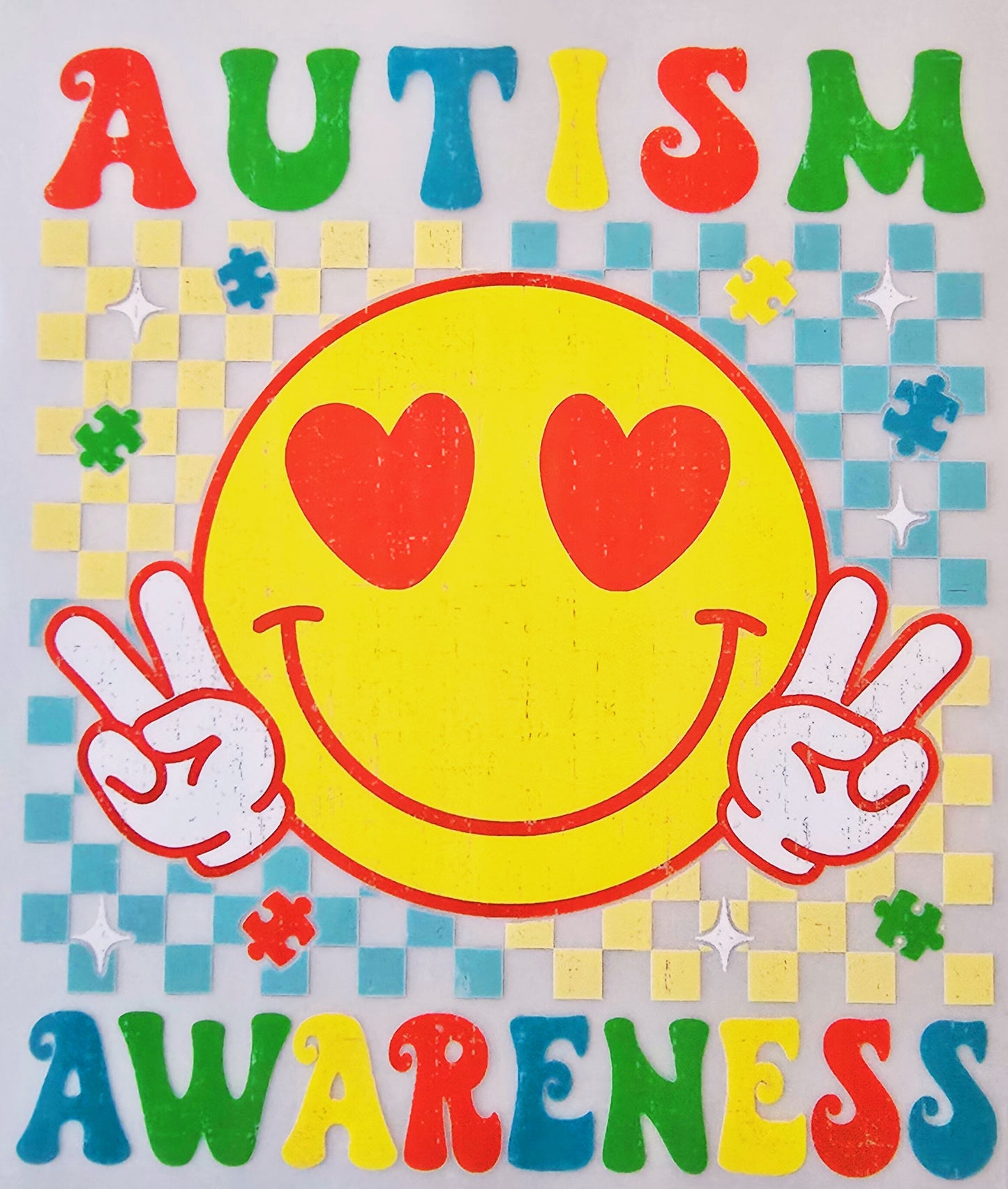 Autism Awareness Smiley